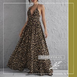 Vestido wild print