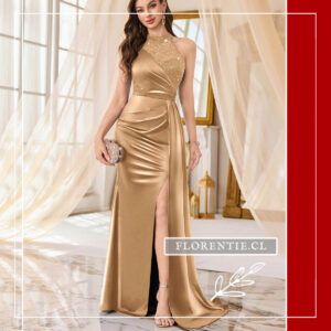 Vestido dorado Memphis