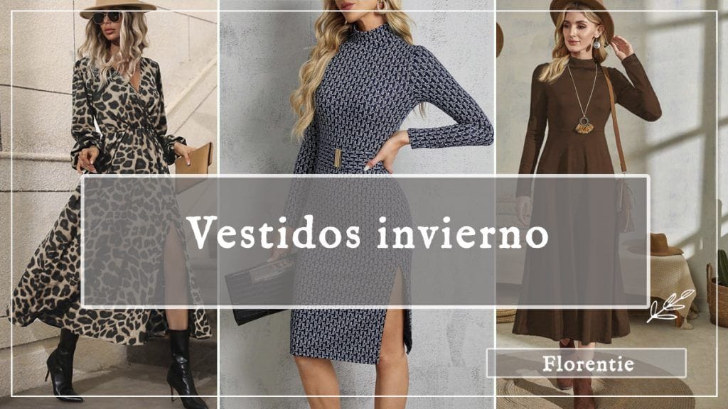 Vestidos de invierno para mujer — colección otoño invierno Florentie en lana y telas abrigadoras
