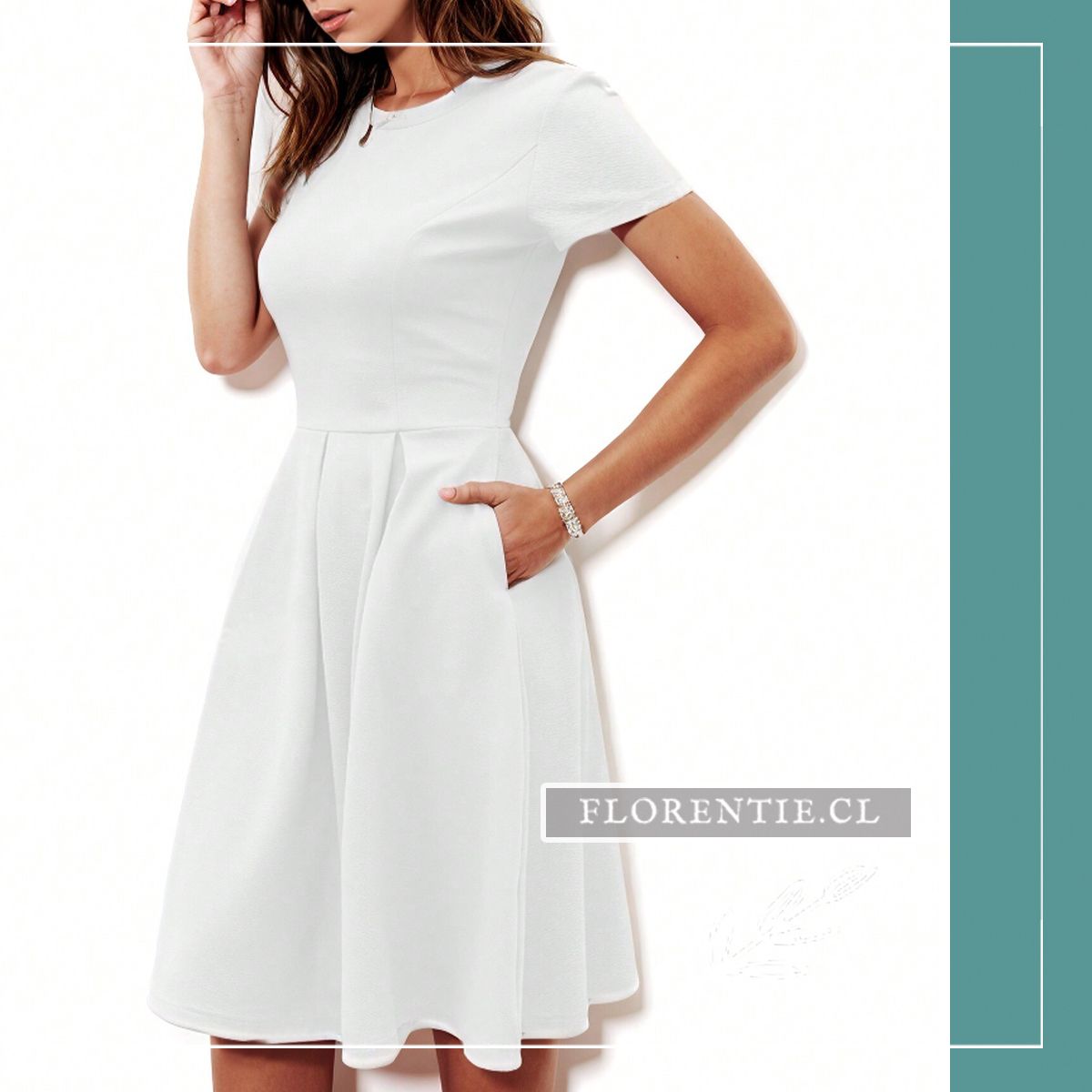 Vestido novia civil Aída - Imagen 2