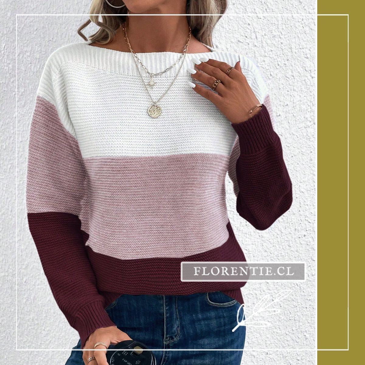 Sweater jersey holgado y casual