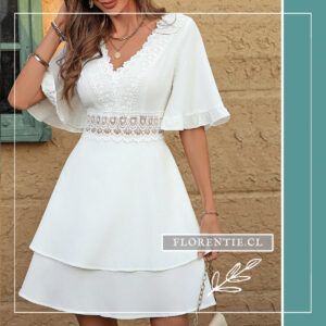 Vestido de Novia Civil Corto Mini — Mariée