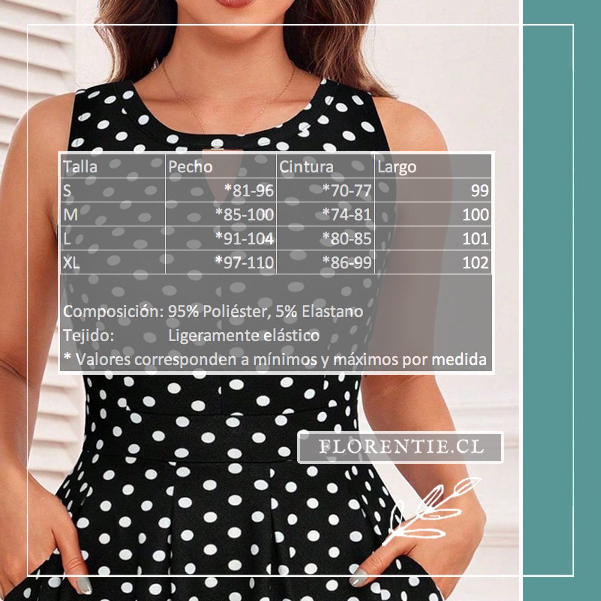 Vestido negro lunares Hali - Imagen 4