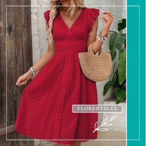 Vestido escote cruzado