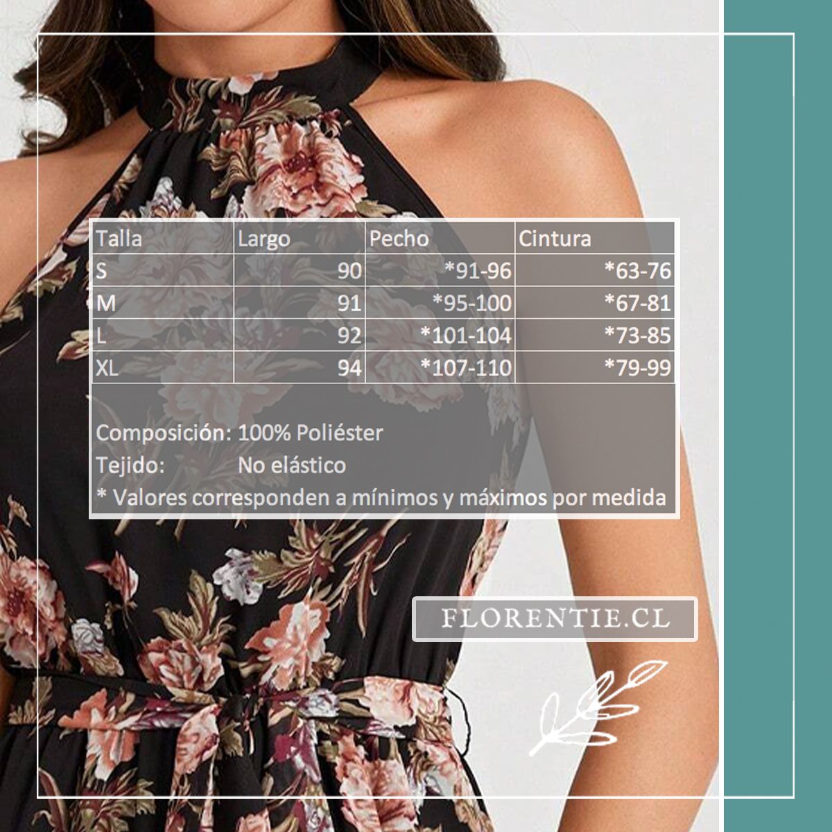Medidas vestido Courtney