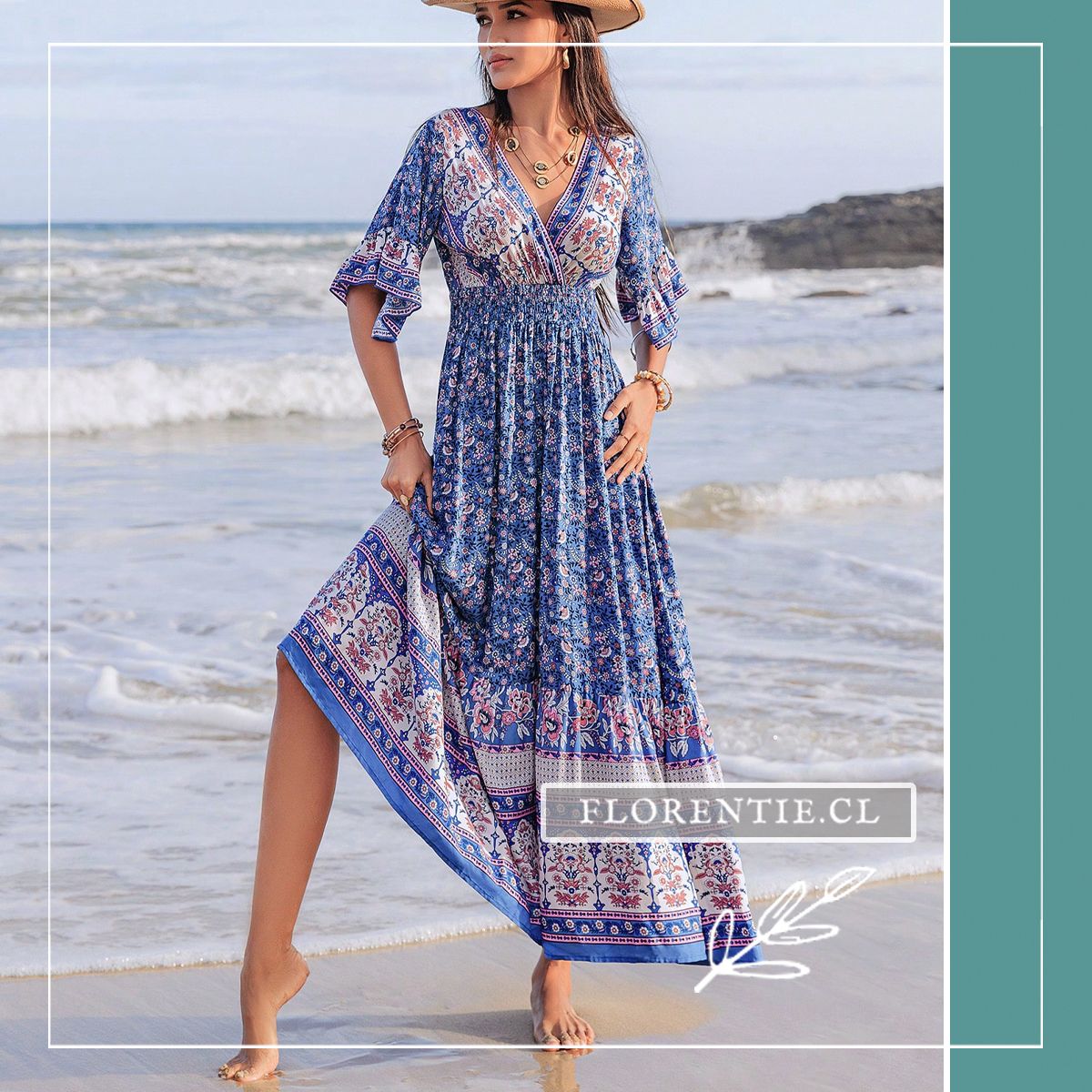 Vestido playa boho