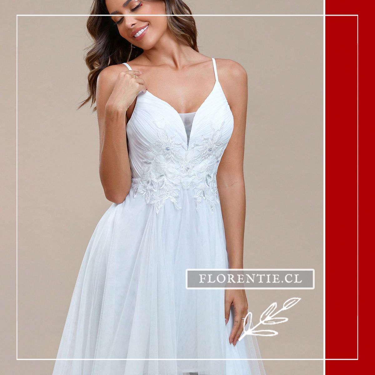 Traje de novia para civil