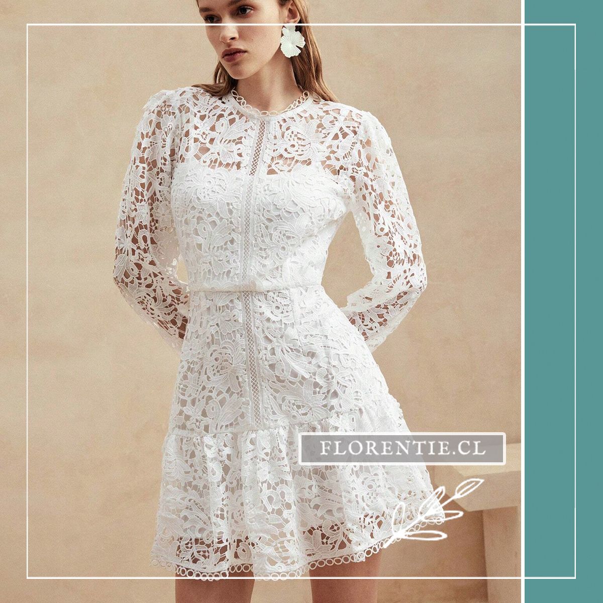 Vestido blanco para registro civil
