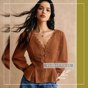 Blusa café