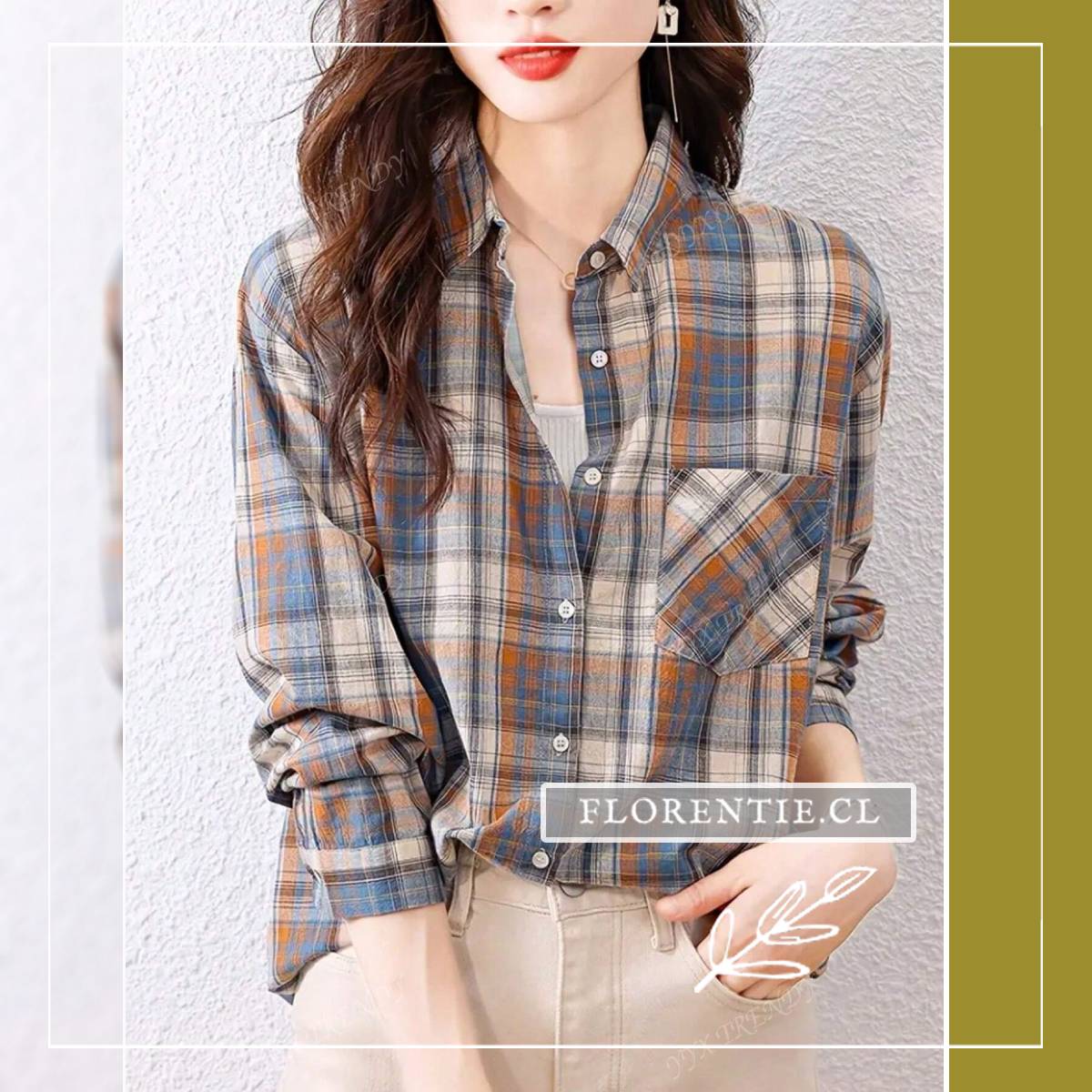 Blusa cuadros