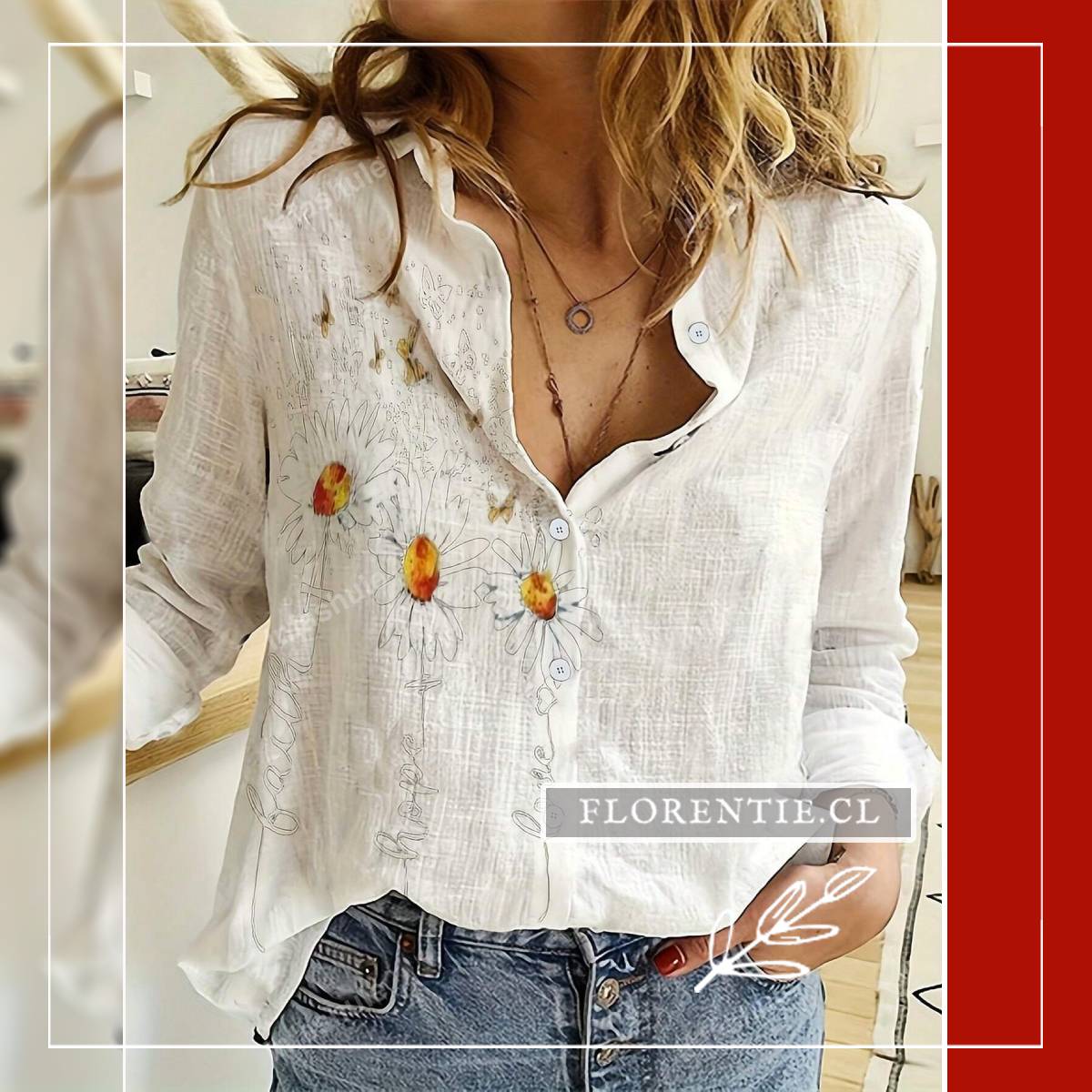 Blusa de lino
