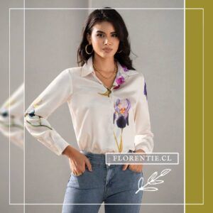 Blusa floreada elegante