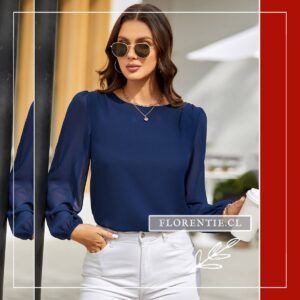 Blusa mangas transparentes