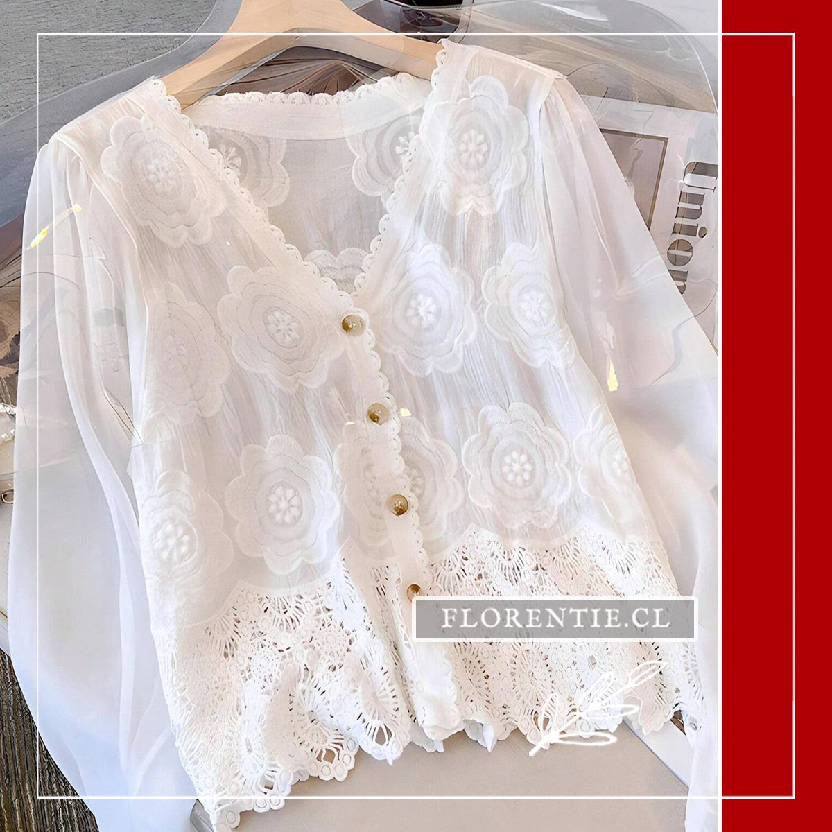 Blusa encaje Josefina