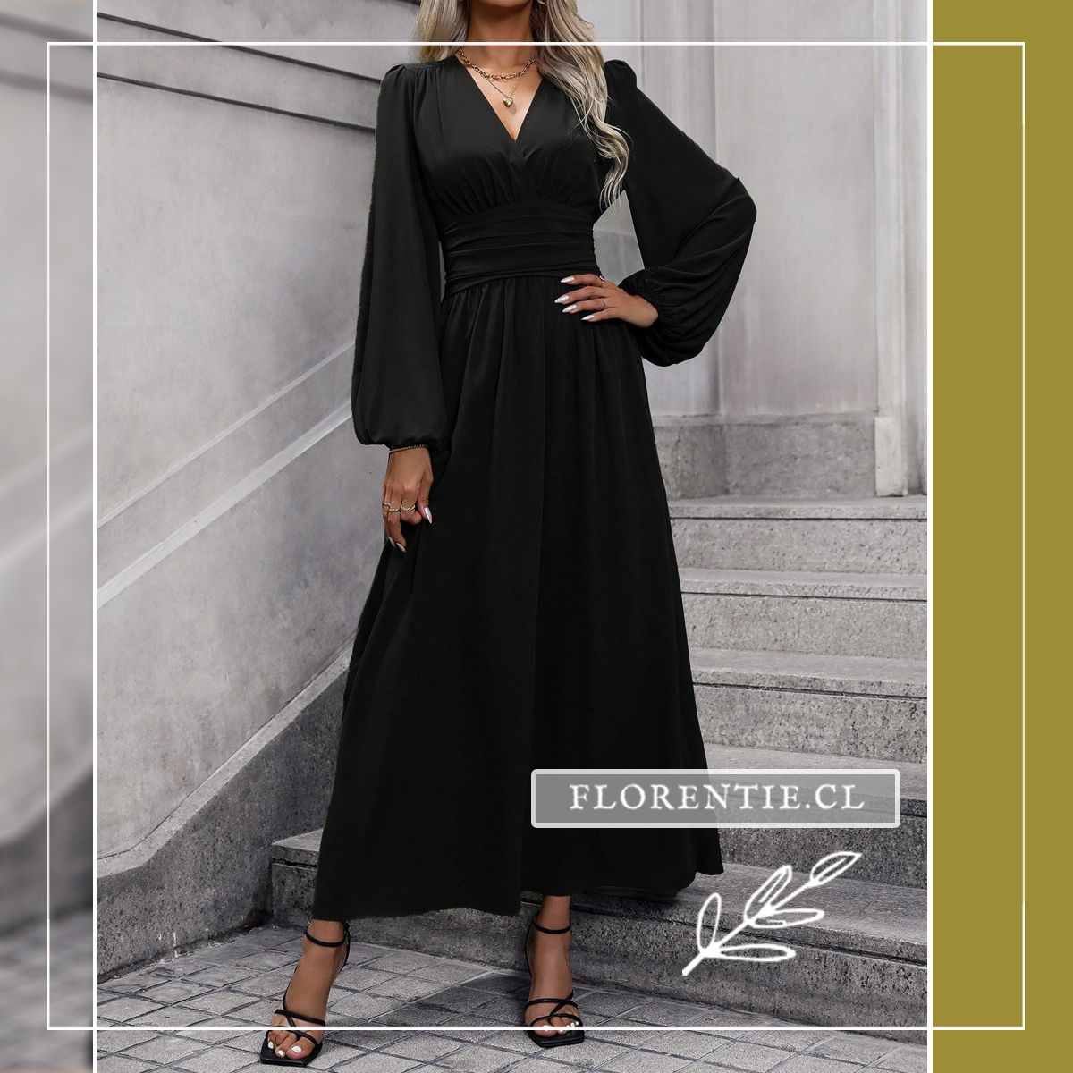 Vestido Ivette negro - Imagen 3