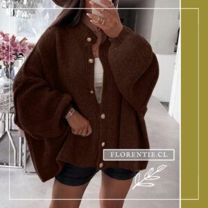 Cardigan oversize mujer