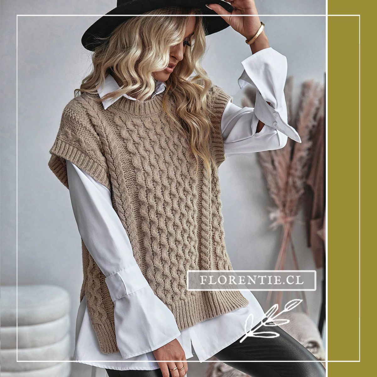 Sweater manga corta mujer