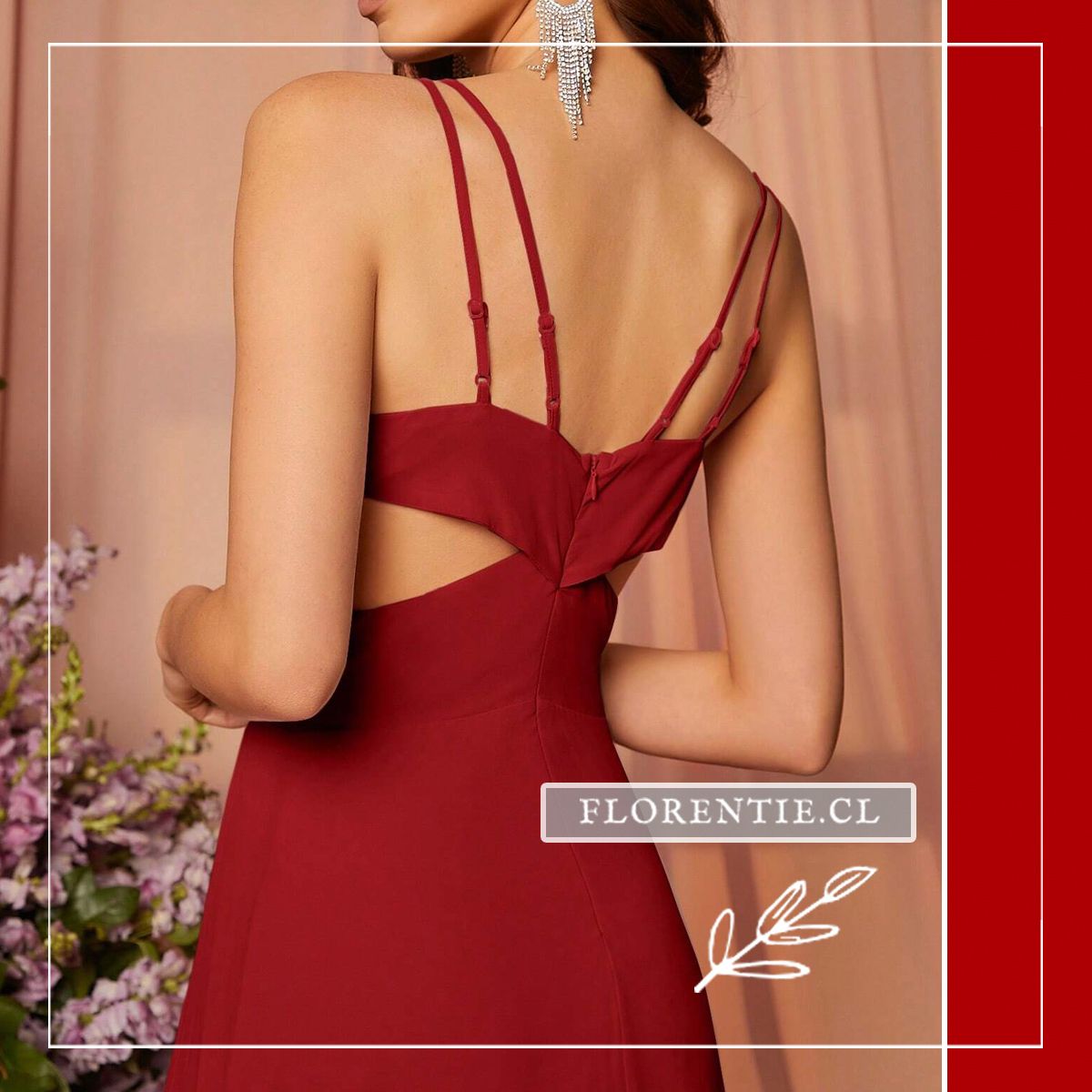 Detalle espalda vestido cut out