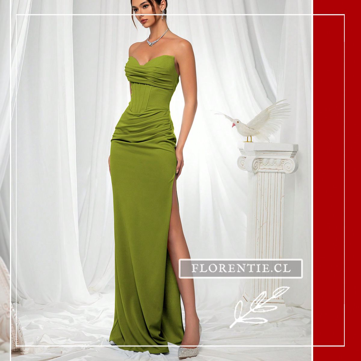 Vestido palabra honor