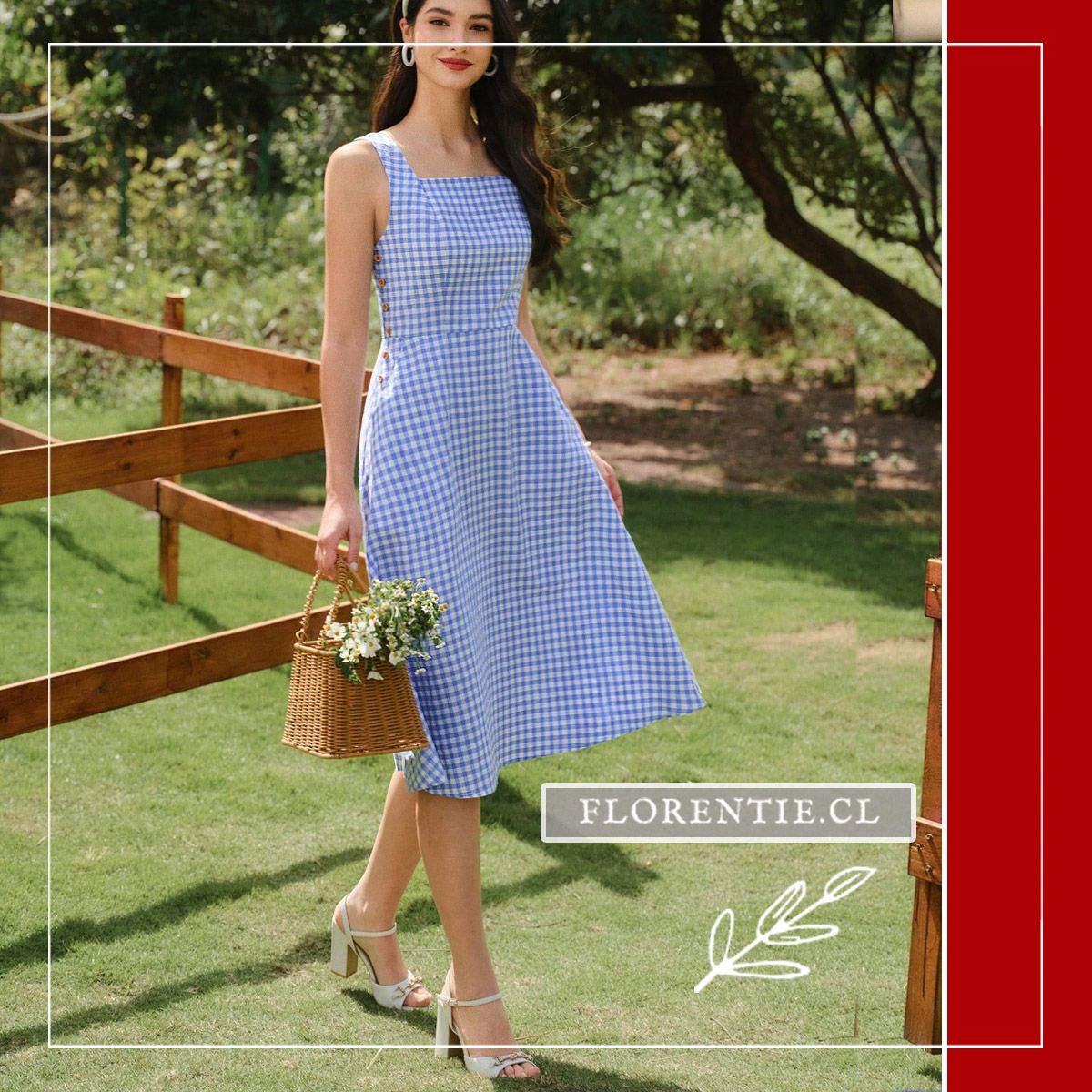 Vestido verano cuadros vichy