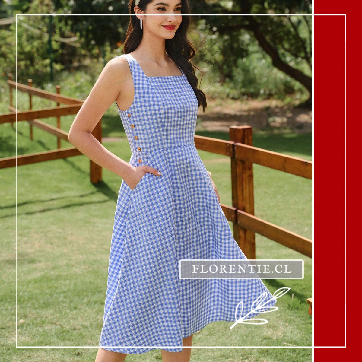 Vestido verano cuadros