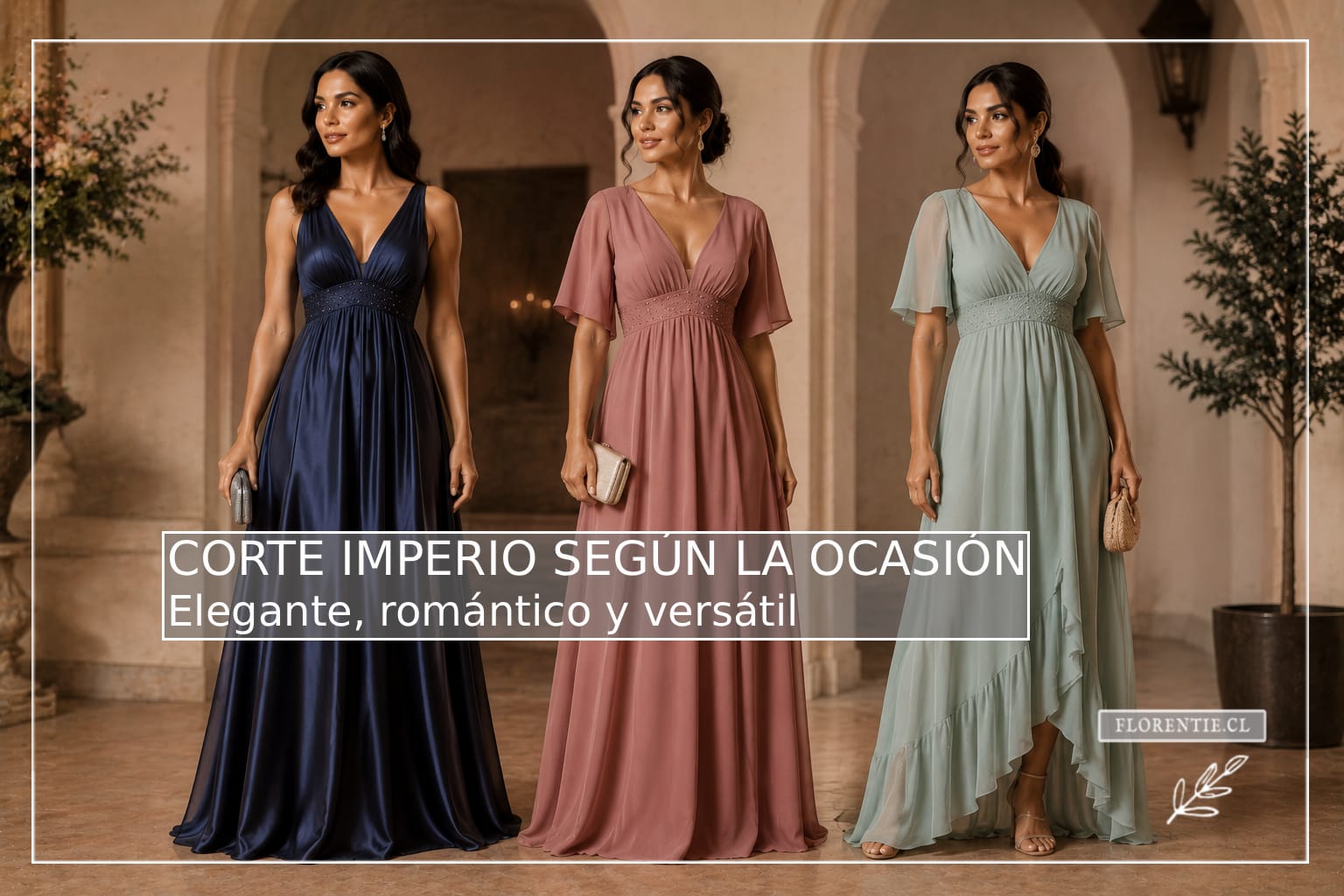 Para qué ocasiones funciona el corte imperio: elegante, romántico y versátil