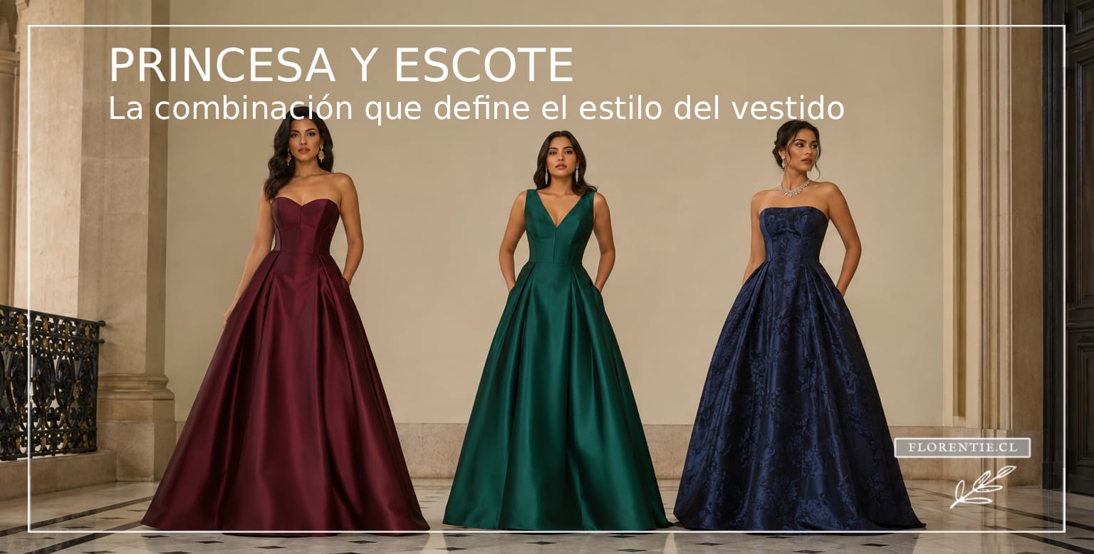 Cómo combinar el corte princesa con distintos escotes